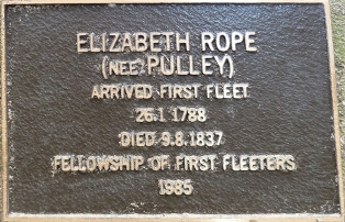 Elizabeth Pulley FFF Plaque